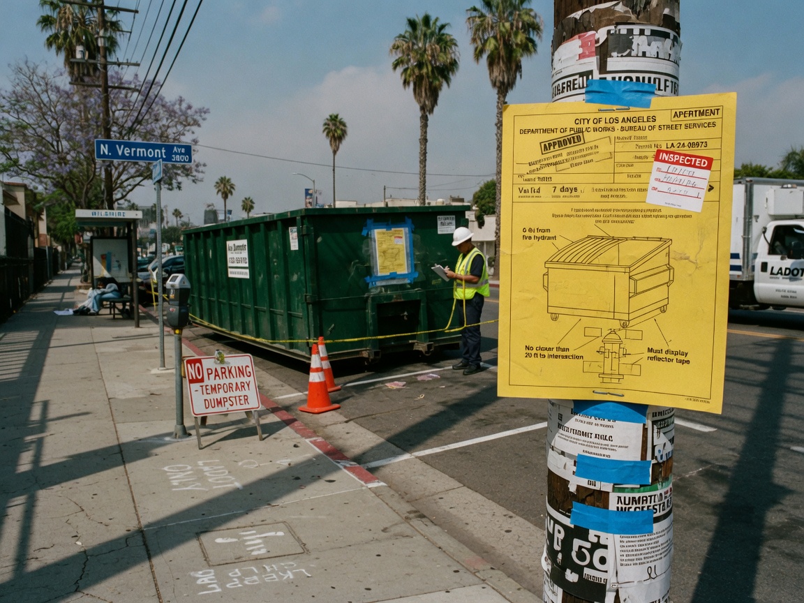 City Permit Requirements for Street Placement in Los Angeles