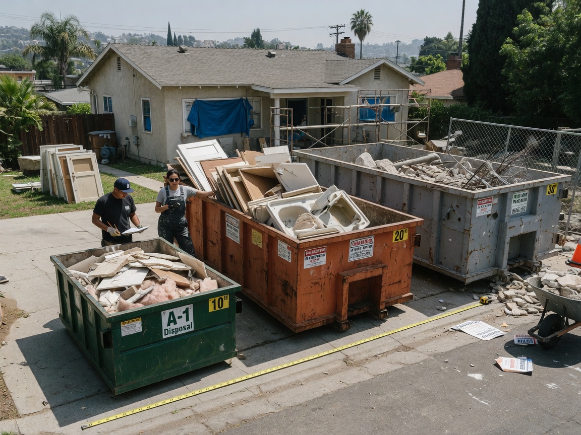 Dumpster Rental Size Guide for Los Angeles Home Renovations